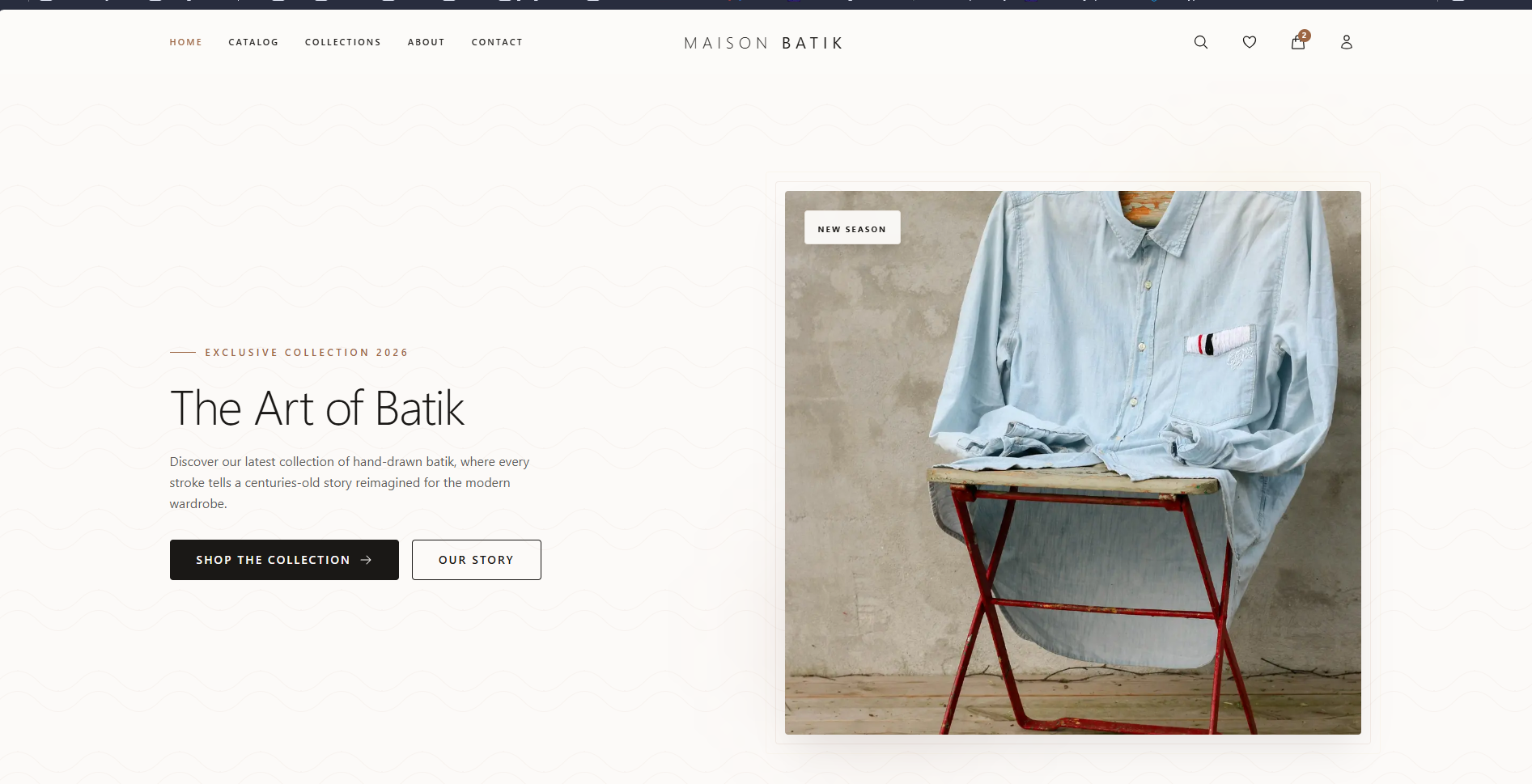 Website E-Commerce Butik Batik