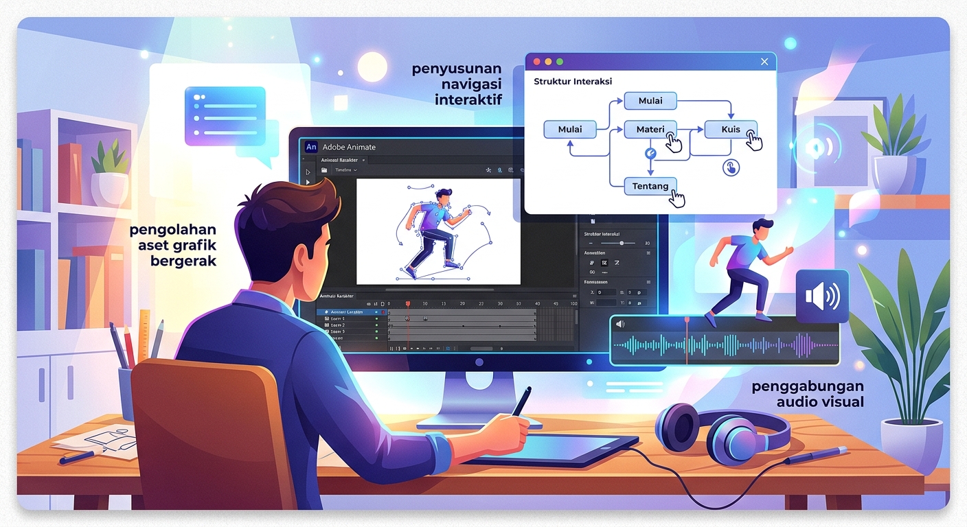 2D Interactive Media (Adobe Animate)